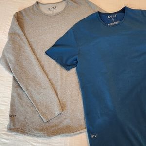 Men's BYLT size large tops